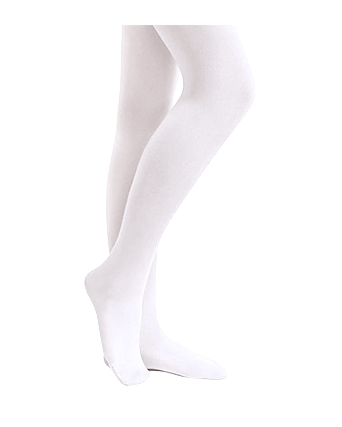 Stelle Girls' Footed Ballet Tights for Dance Class Toddler Kids 2T-15Y