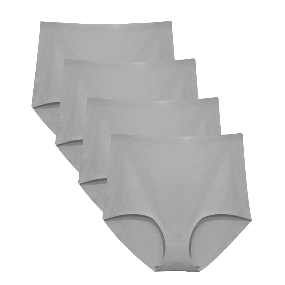 FallSweet No Show High Waist Briefs Underwear for Women Seamless Panties