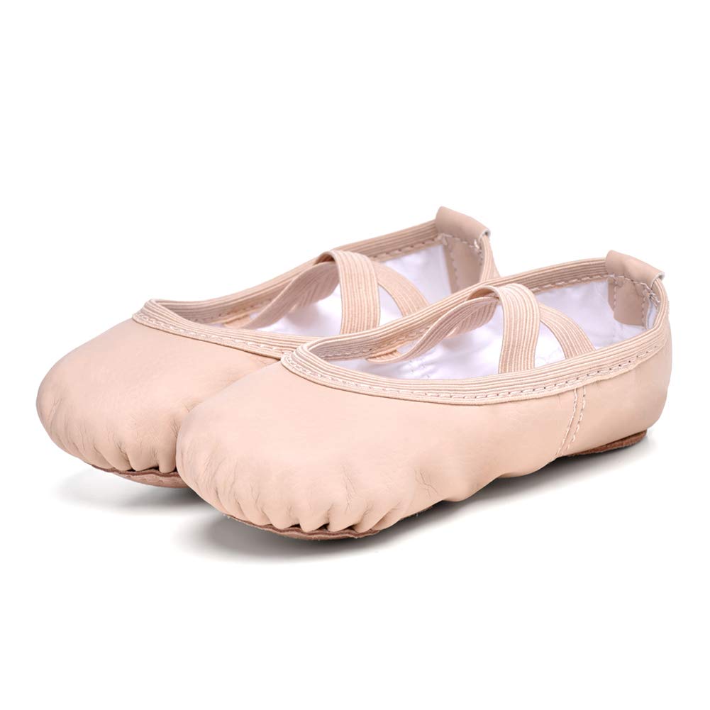 Stelle Ballet Shoes for Girls Toddler Soft Leather Split Sole Practice