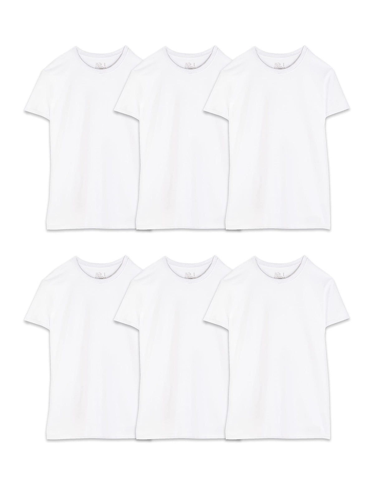 Fruit of The Loom Men's Crew Tee Undershirts, Moisture Wicking & Tag Free, Also Available in Big & Tall