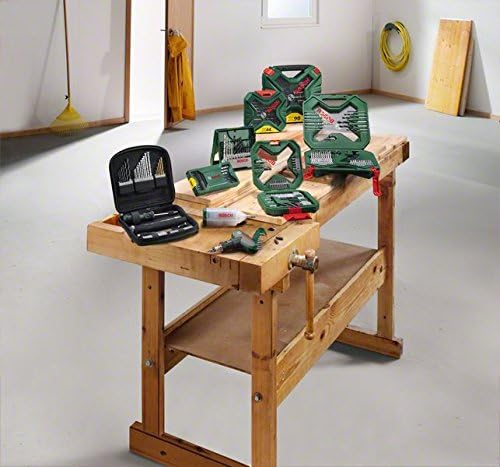 Bosch Home and Garden X/Line 40 Parça Aksesuar Seti, Matkap uçları, Vidalama uçları, Üniversal Tutucu, Havşa açıcı, Uzun Ömürlü, Yeşil