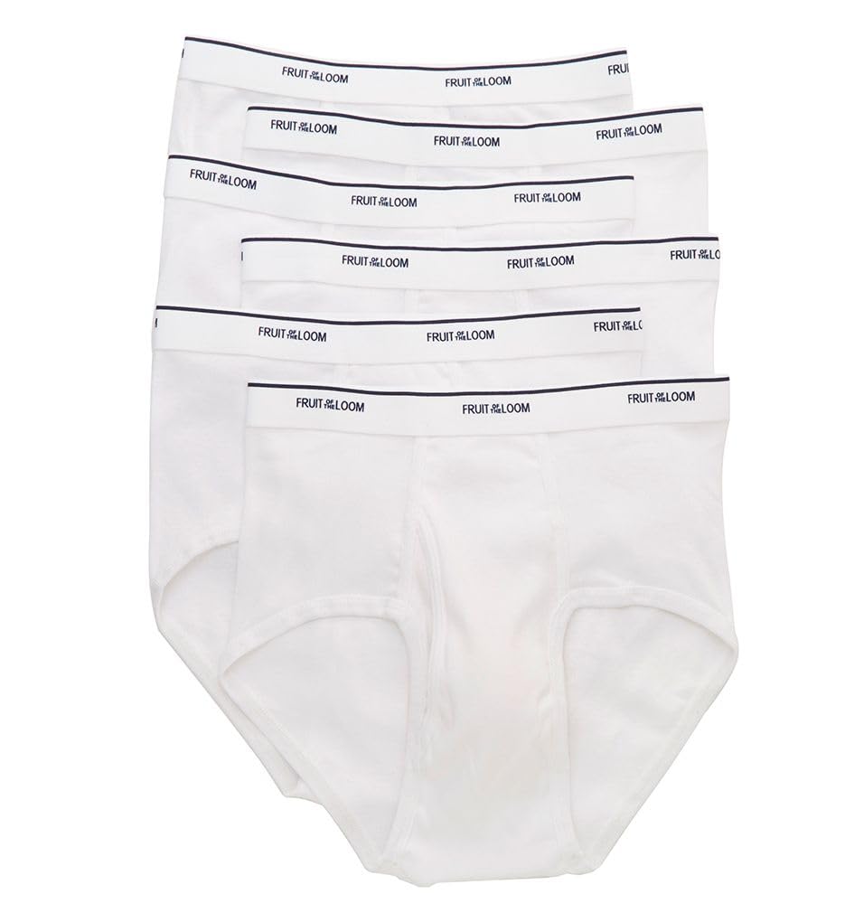 Fruit of the Loom Men's Underwear Briefs, Tag Free & Moisture Wicking