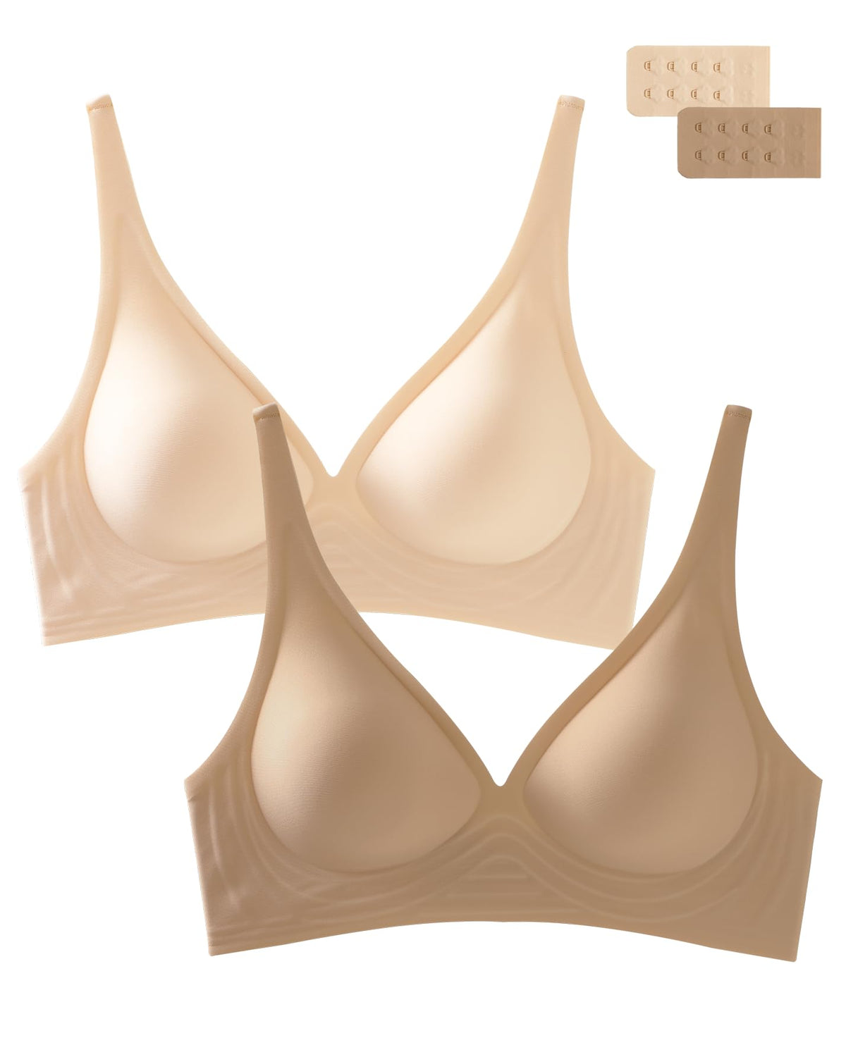 Deep V Bra Wireless Sexy Push Up Bralette Padded Seamless Jelly Bra