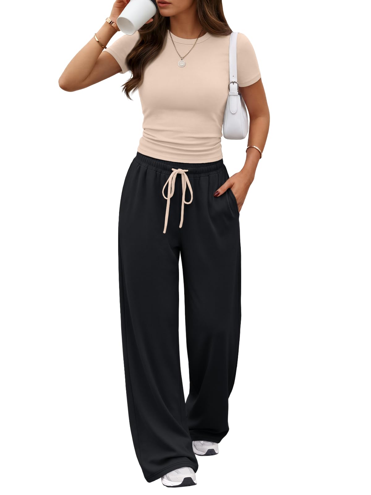 Trendy Queen Women's 2 Piece Matching Summer Lounge Set with Pockets