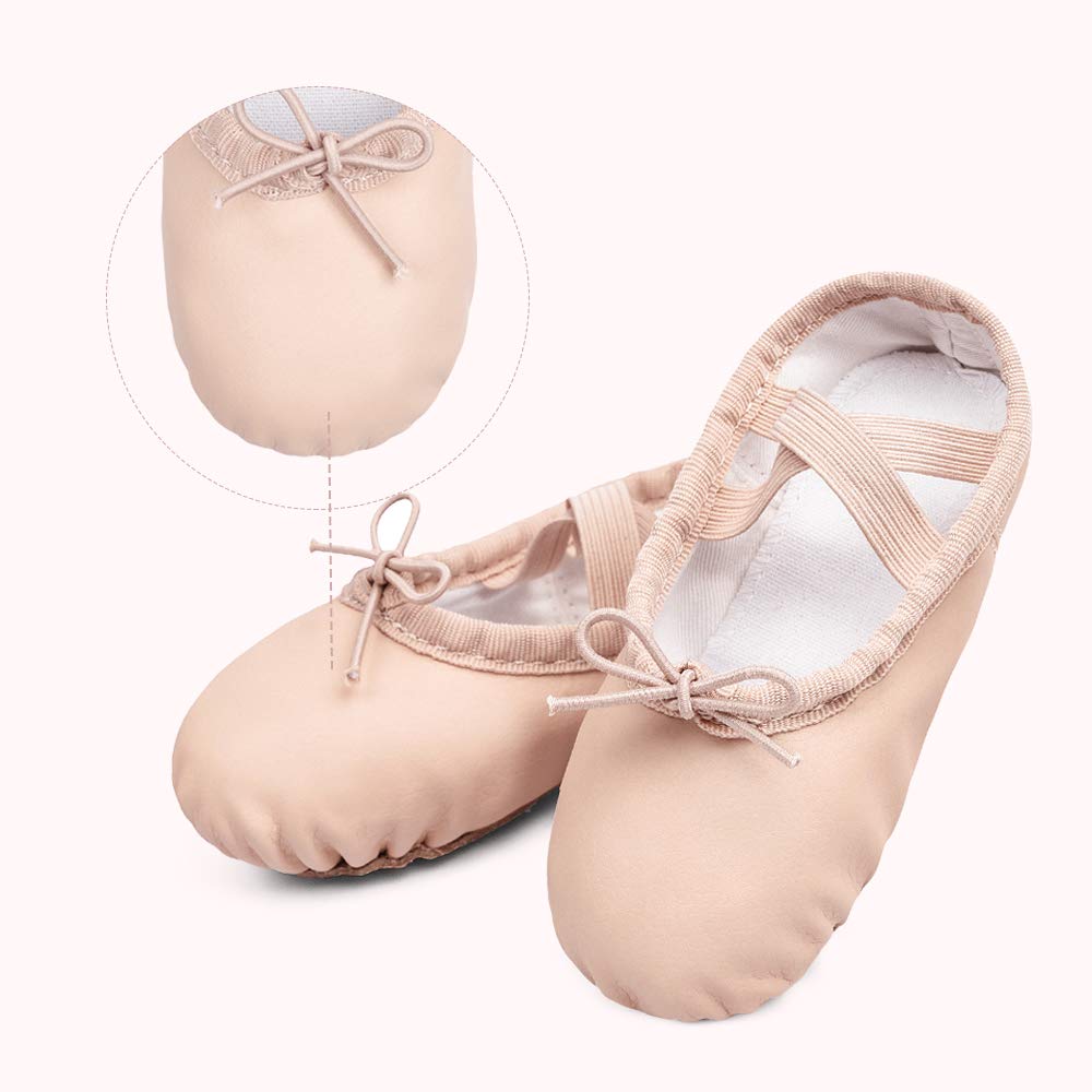 Stelle Ballet Shoes for Girls Toddler Soft Leather Split Sole Practice