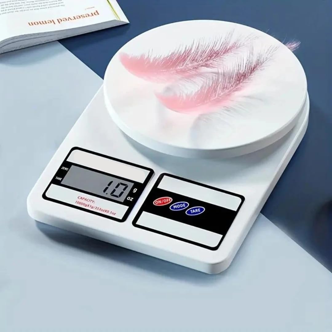 Jouis Mutfak Tartısı, Elektronik Hassas Mutfak Terazisi, Tartısı, Dijital Mutfak Tartısı, Mutfak Terazisi, 10 kg 1 gr Hassasiyet, Dara Özelliği [Enerji Sınıfı A++