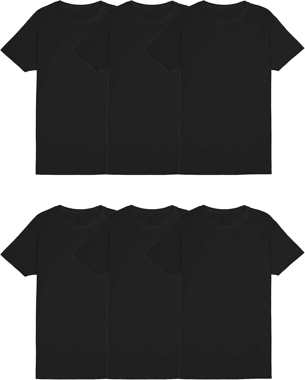 Fruit of The Loom Men's Crew Tee Undershirts, Moisture Wicking & Tag Free, Also Available in Big & Tall