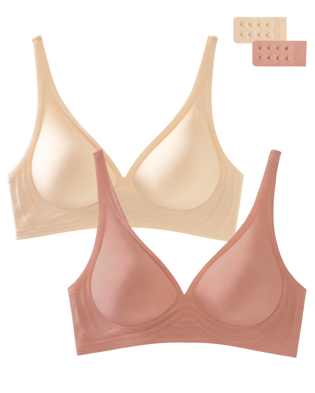 Deep V Bra Wireless Sexy Push Up Bralette Padded Seamless Jelly Bra