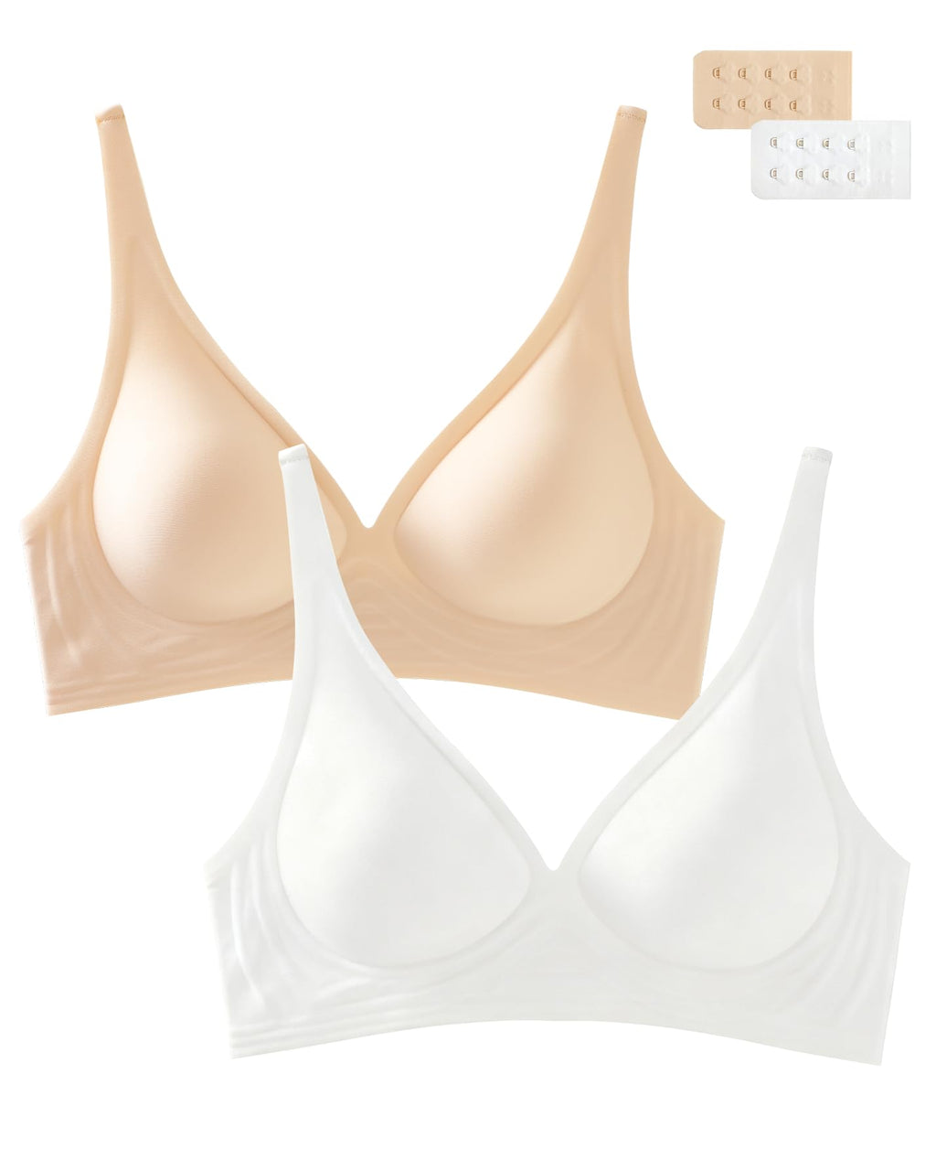 Deep V Bra Wireless Sexy Push Up Bralette Padded Seamless Jelly Bra
