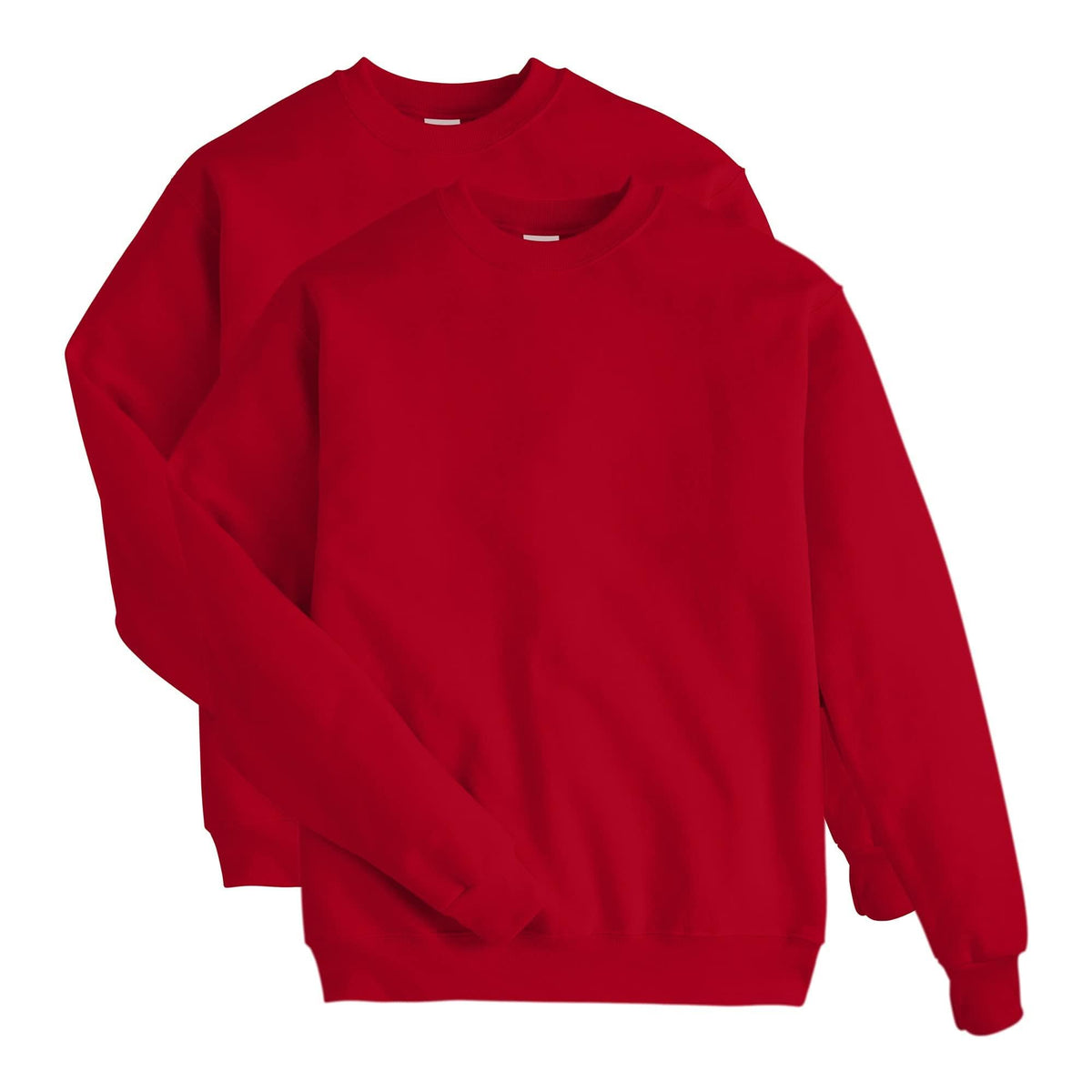 Hanes Men's Sweatshirt, EcoSmart Fleece Crewneck Sweatshirt, Big & Tall Available, 1 or 2-Pack