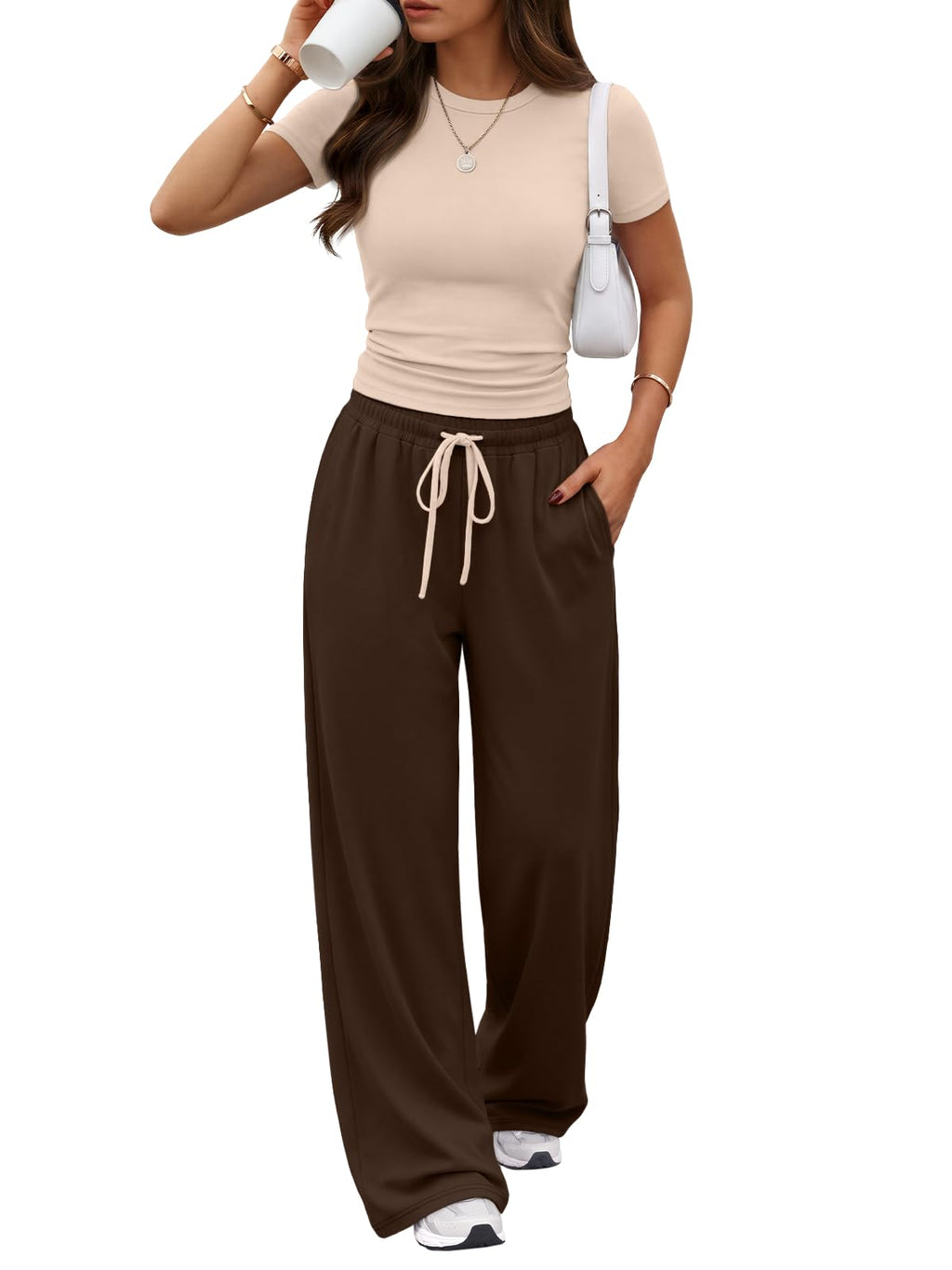 Trendy Queen Women's 2 Piece Matching Summer Lounge Set with Pockets