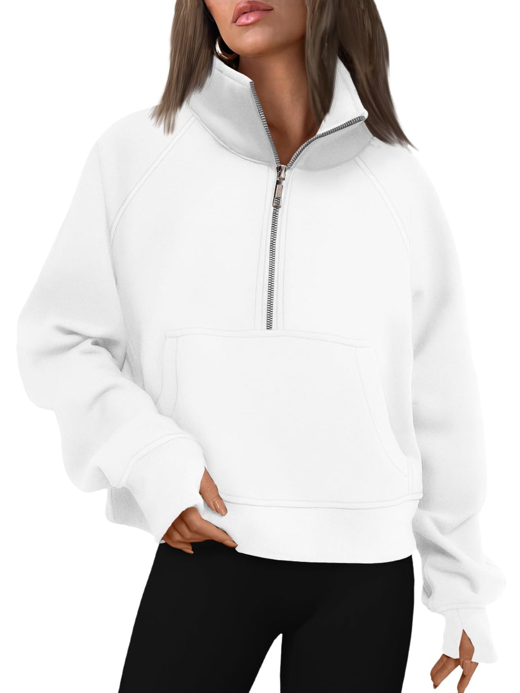 AUTOMET Womens Sweatshirts Half Zip Fleece Pullover Fall Outfits