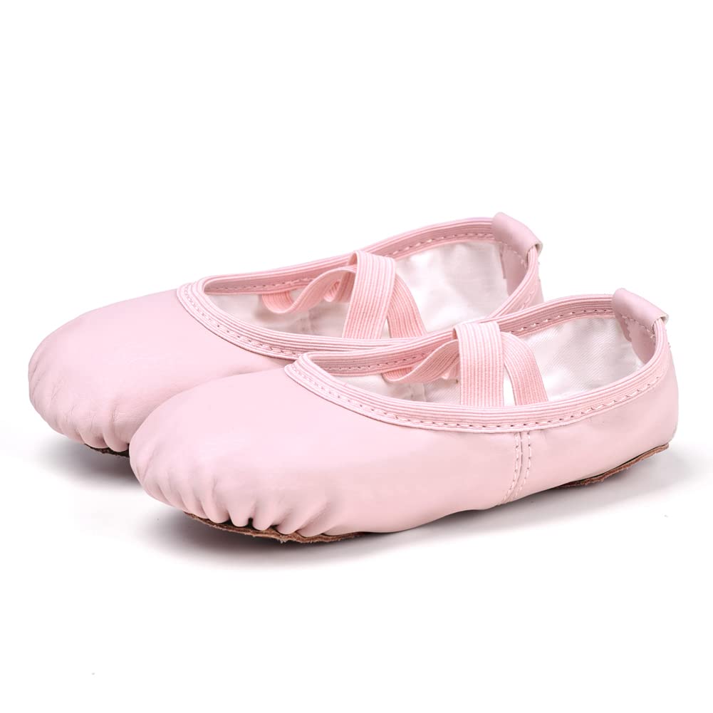 Stelle Ballet Shoes for Girls Toddler Soft Leather Split Sole Practice