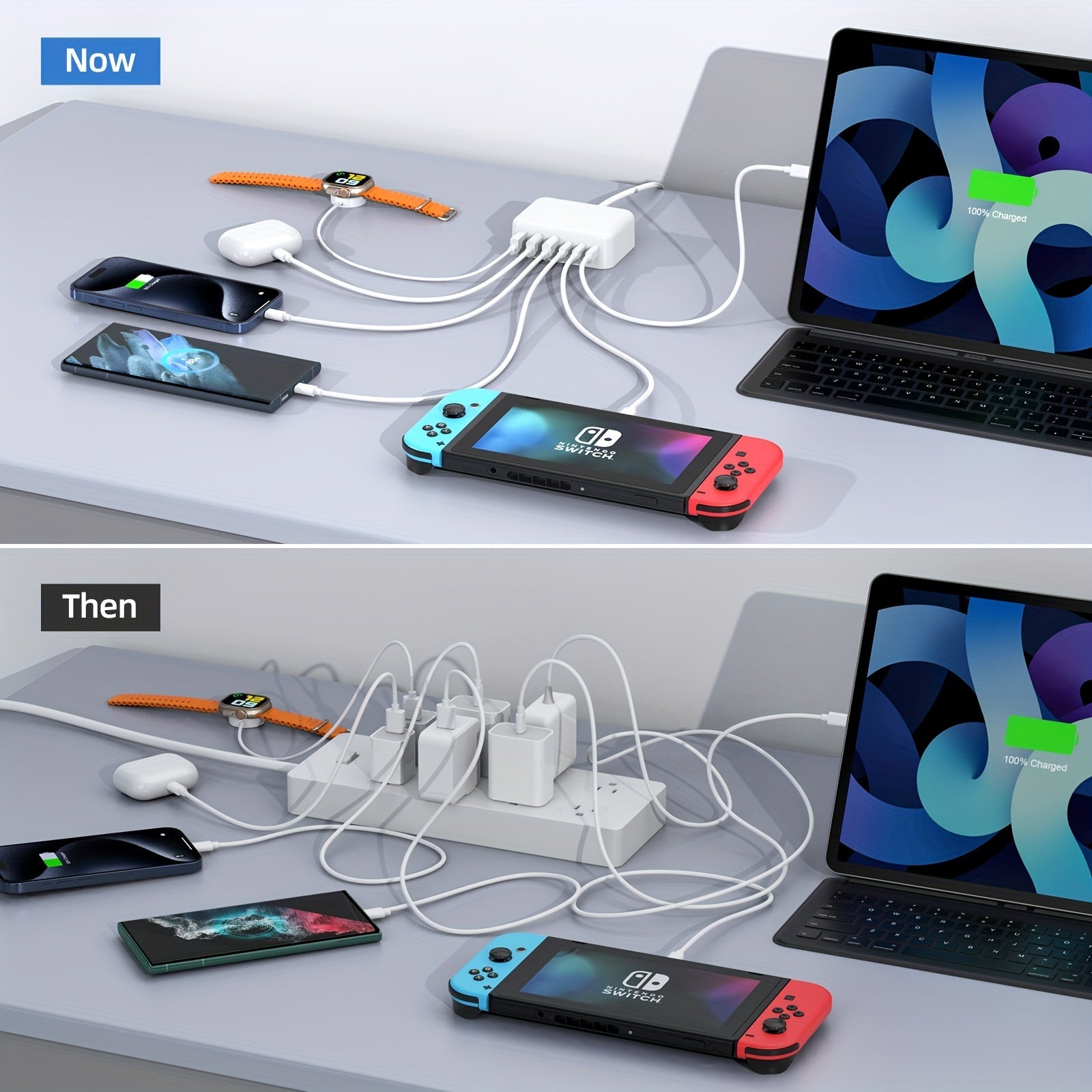 6-Port USB-C Fast Charger