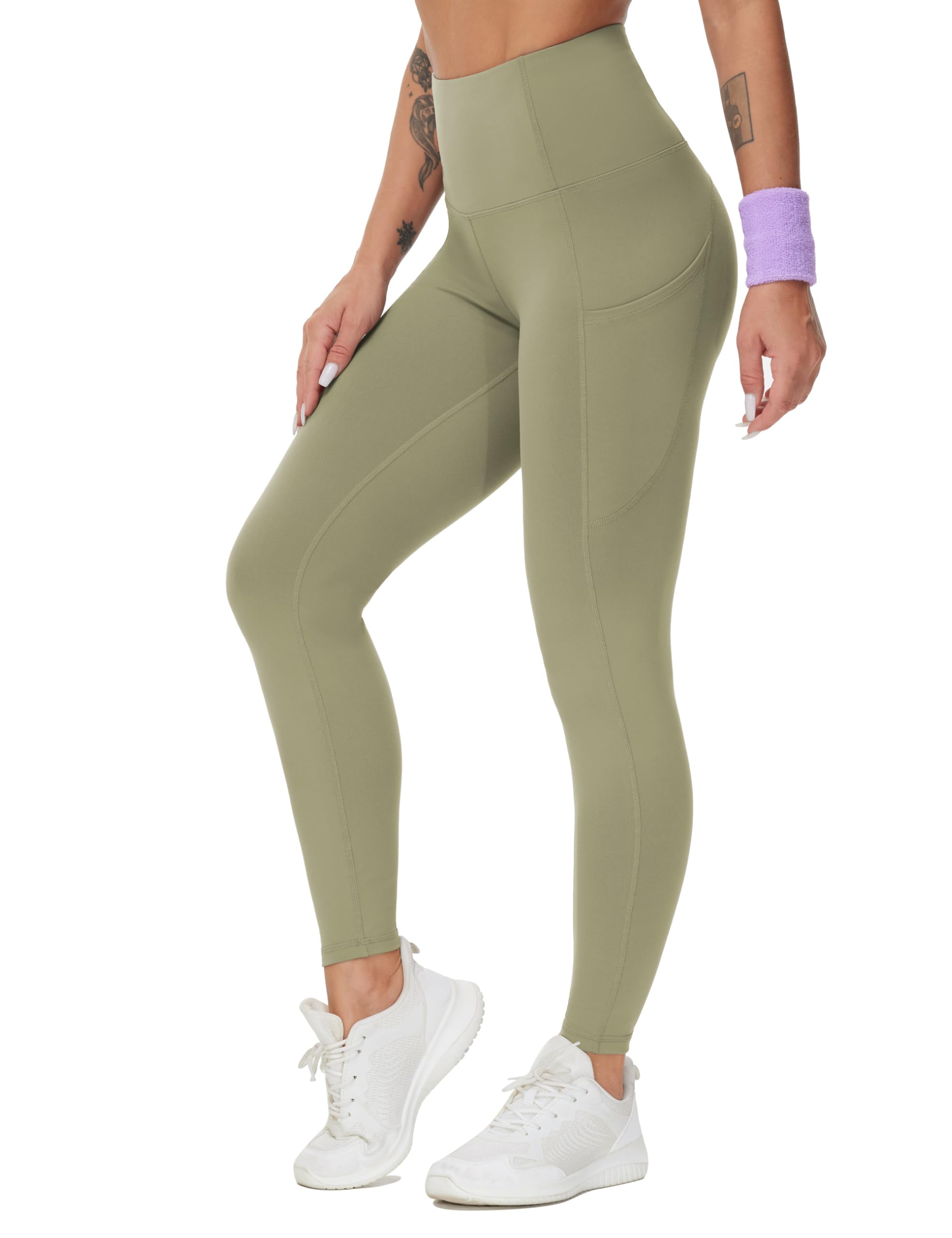 THE GYM PEOPLE Women's Thick High Waist Yoga Pants Workout Leggings