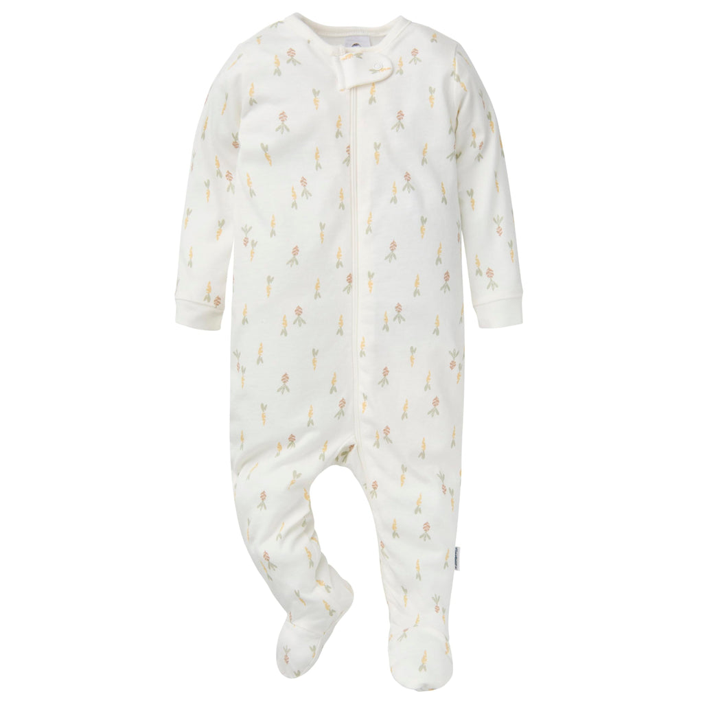 Gerber Baby Girls 4-Pack Sleep 'N Play Footie