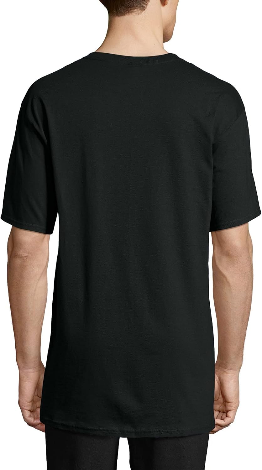 Hanes Men's Beefy-T T-Shirt, Heavyweight Cotton T-Shirts for Men, 1 or 2 Pack, Men's Tees (Tall