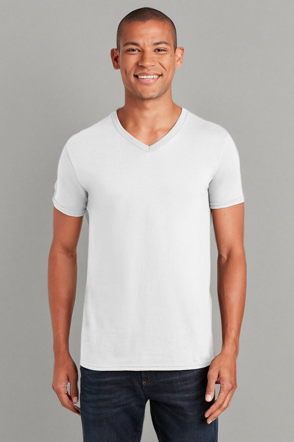 Gildan Men's V-Neck T-Shirts, Multipack, Style G1103