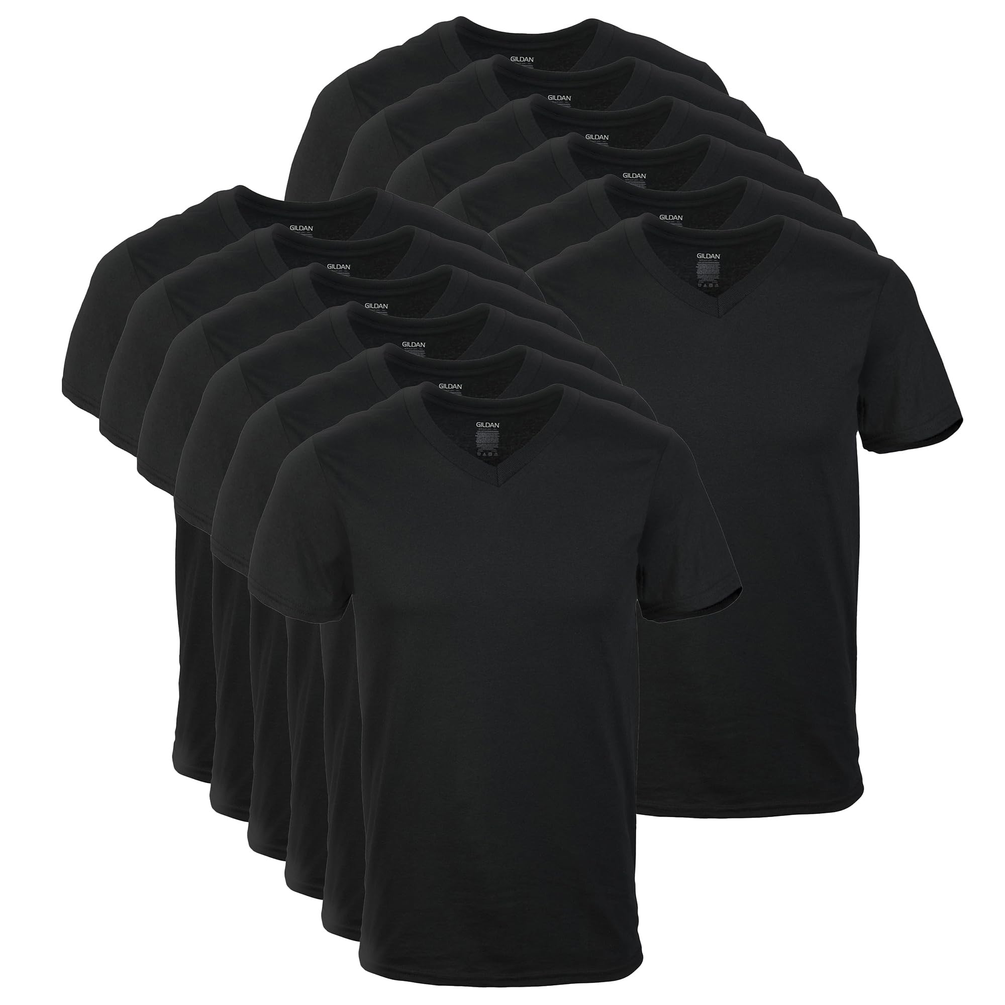 Gildan Men's V-Neck T-Shirts, Multipack, Style G1103