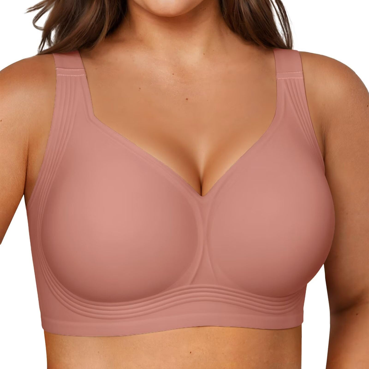 Vertvie Jelly Bras for Women No Underwire Minimizer Support