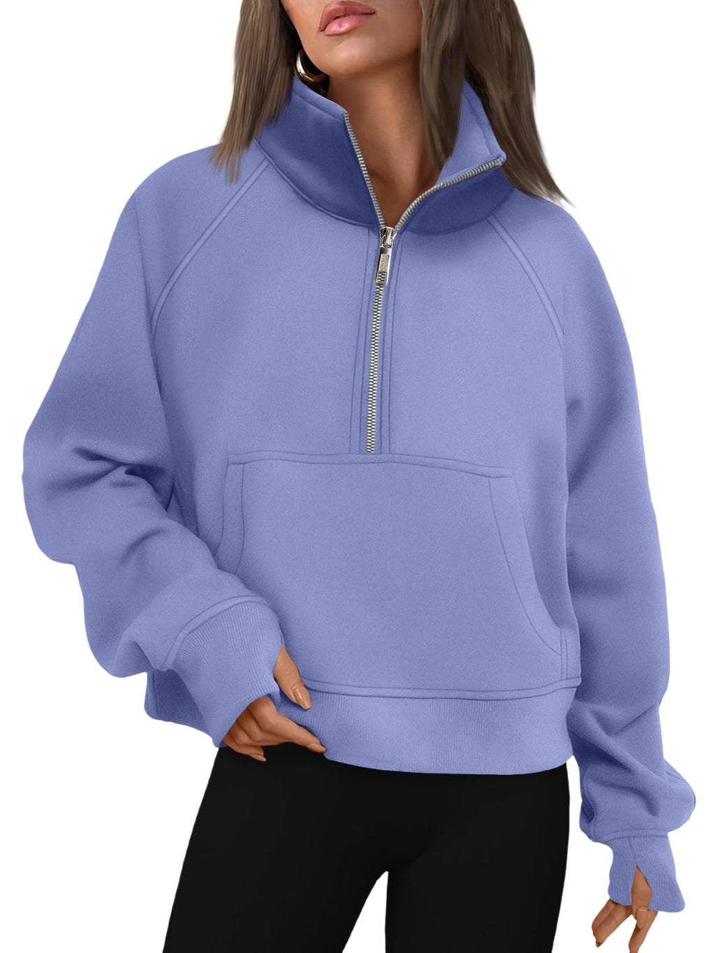 AUTOMET Womens Sweatshirts Half Zip Fleece Pullover Fall Outfits