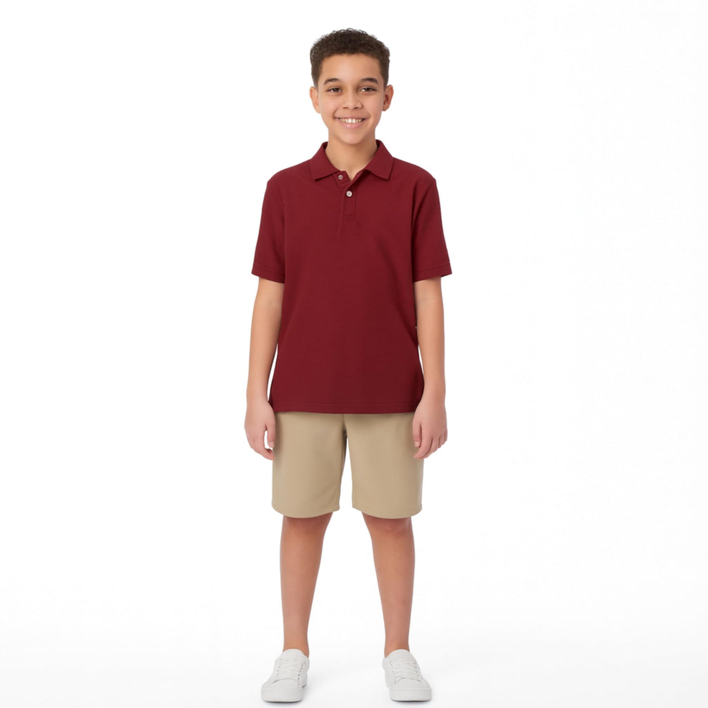 French Toast Kids' Pique Polo (Standard & Husky)