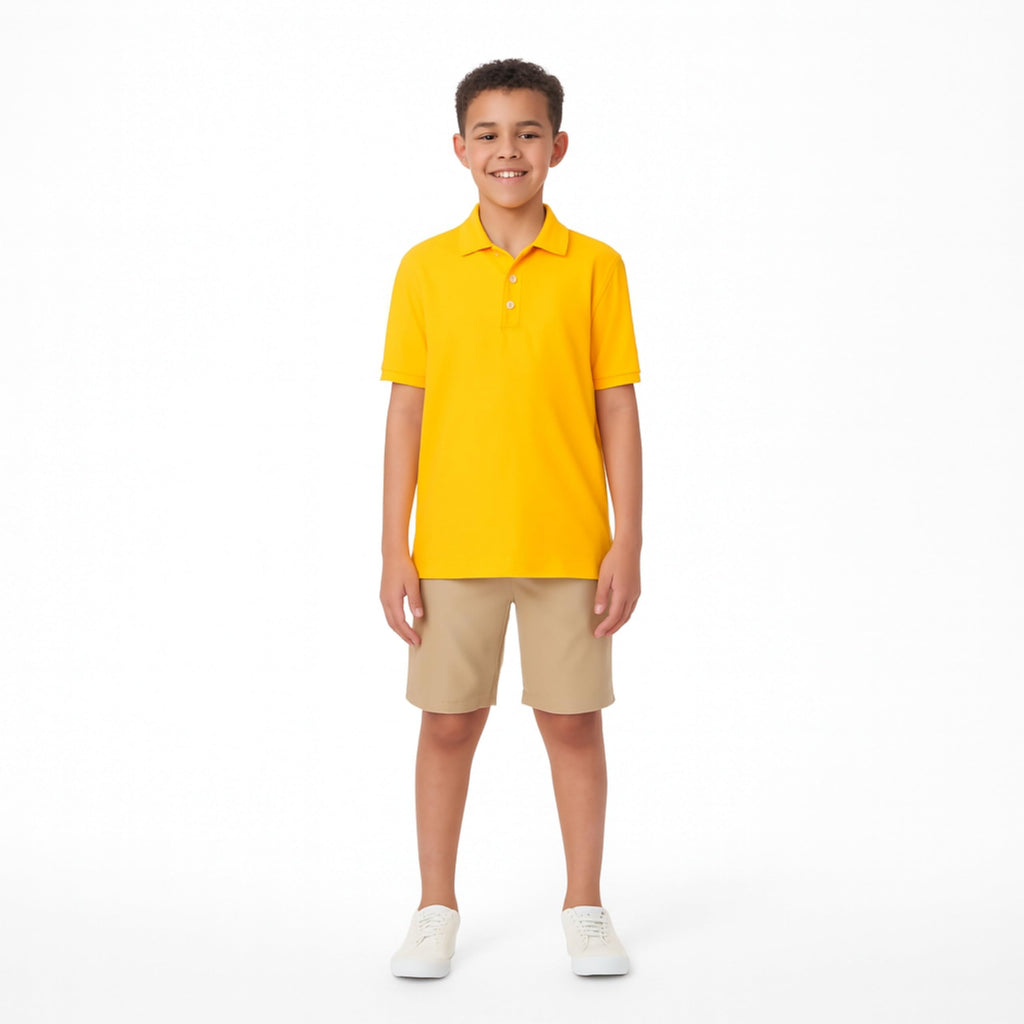 French Toast Kids' Pique Polo (Standard & Husky)