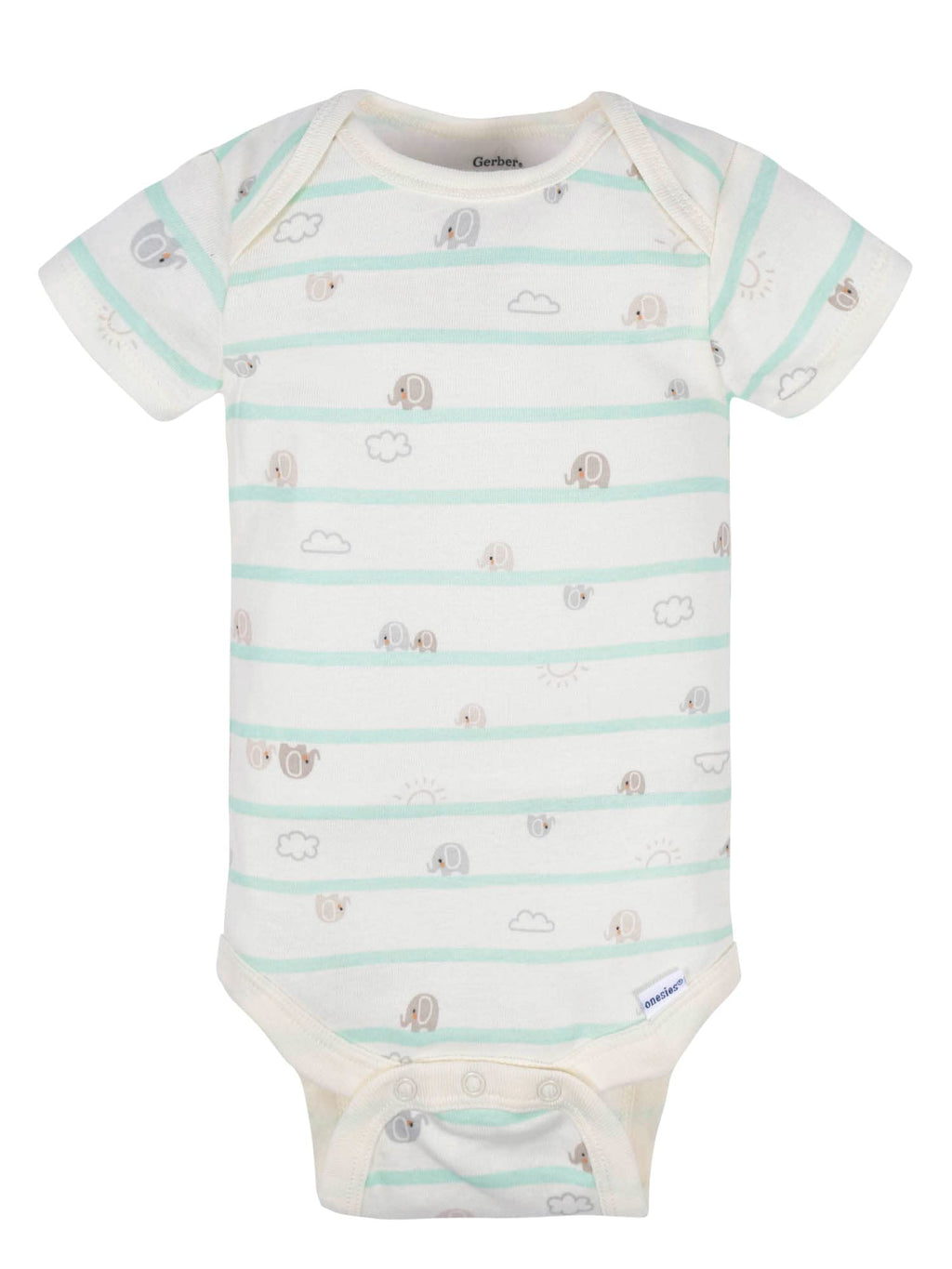 Gerber Baby Girls' 8-pack Short Sleeve Onesies Bodysuits