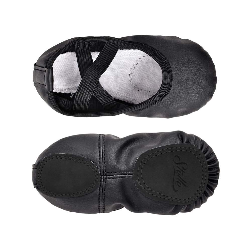 Stelle Ballet Shoes for Girls Toddler Soft Leather Split Sole Practice