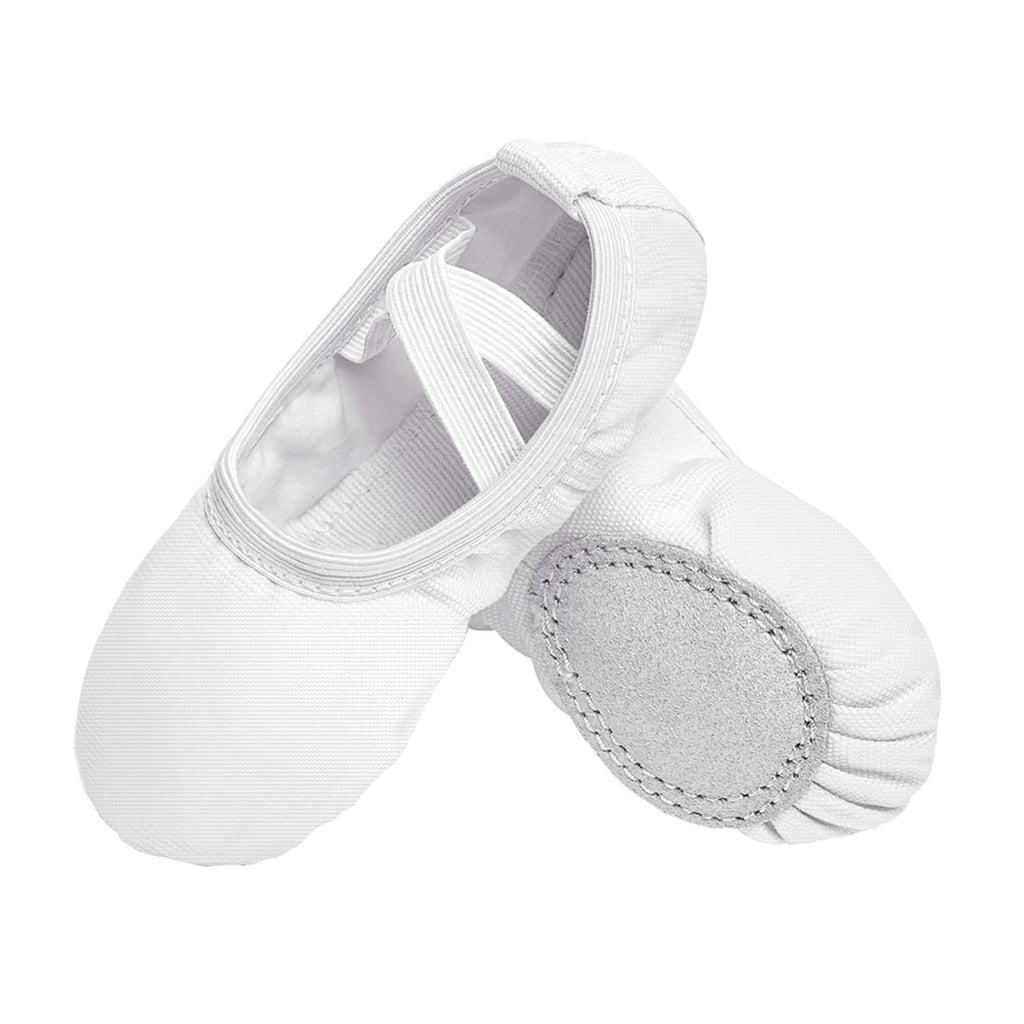 Stelle Canvas Ballet Shoes Toddler Girls No-Tie Split Sole Ballet Slippers