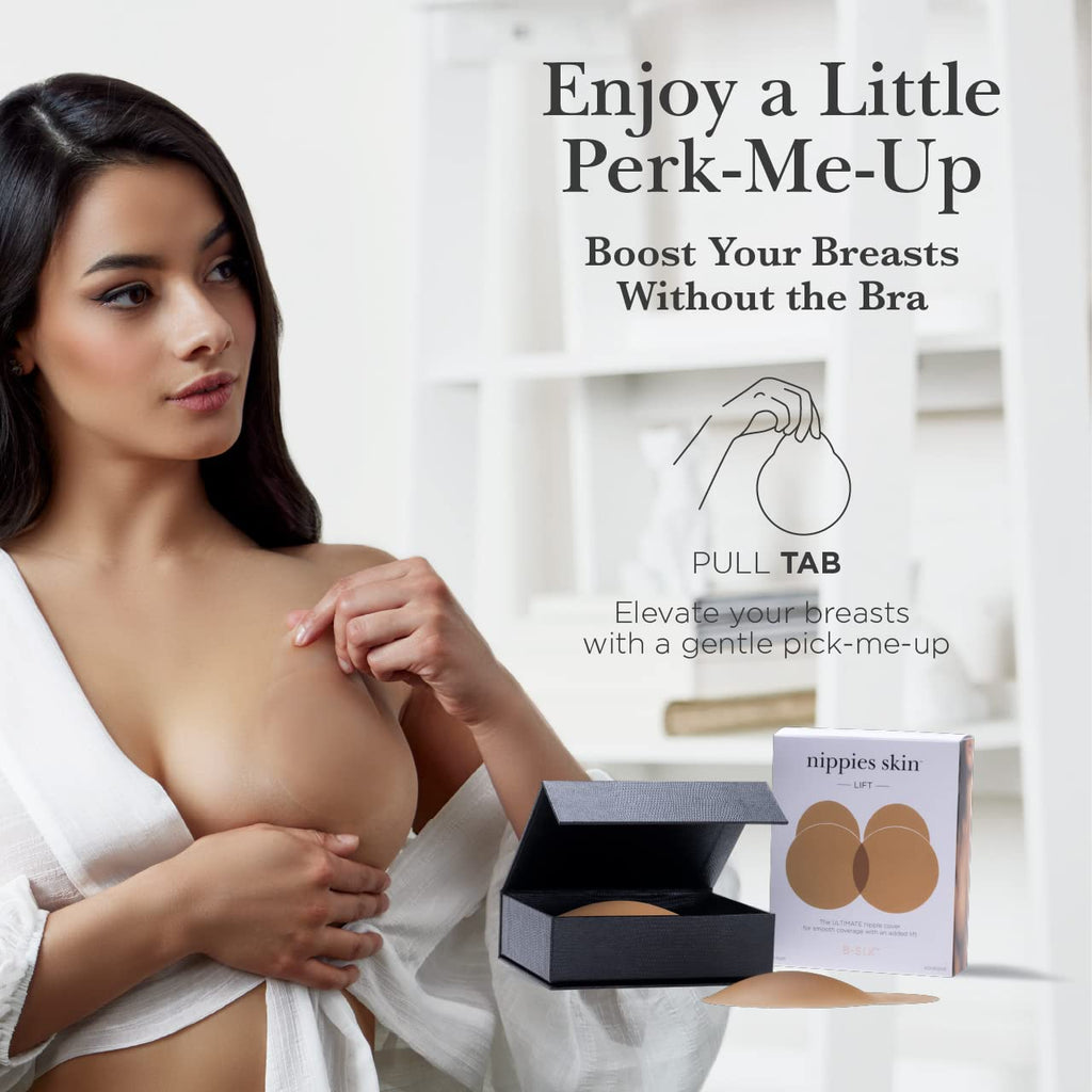 Nippies Reusable Nipple Covers, Skin Safe Pasties in Circle or Lift Style