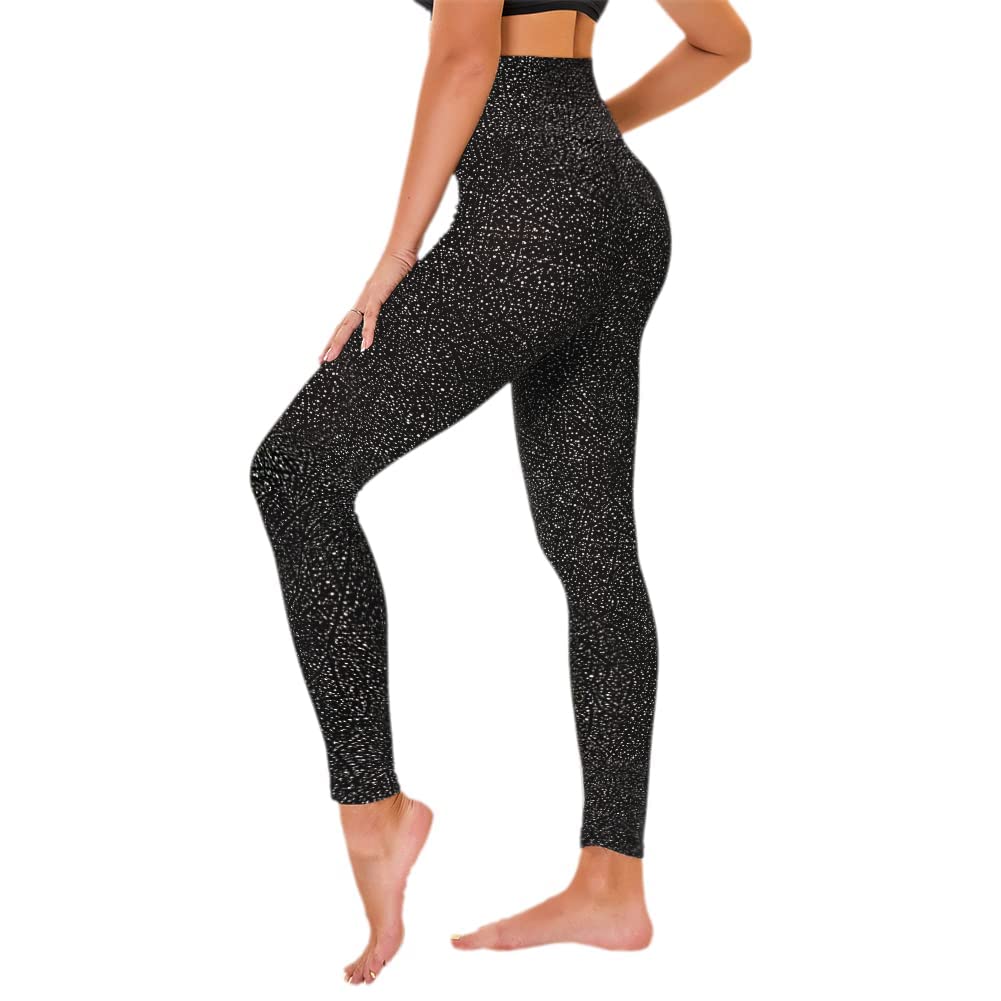 TNNZEET High Waisted Leggings for Women - No See Through Tummy Control Cycling Workout Yoga Pants with Pockets Reg & Plus