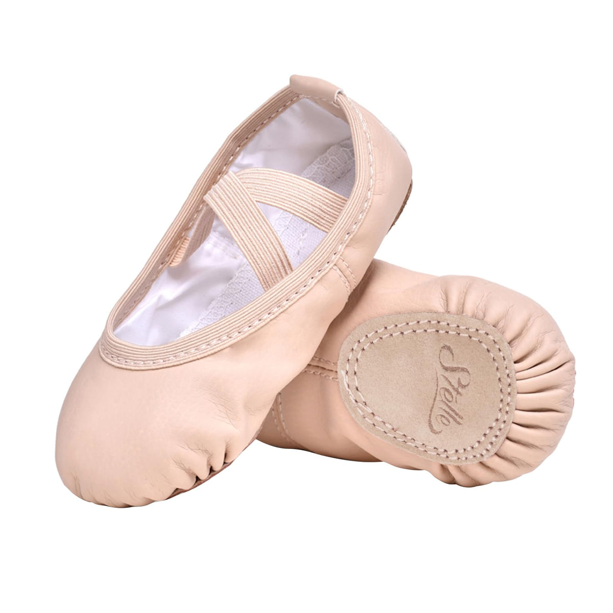 Stelle Ballet Shoes for Girls Toddler Soft Leather Split Sole Practice