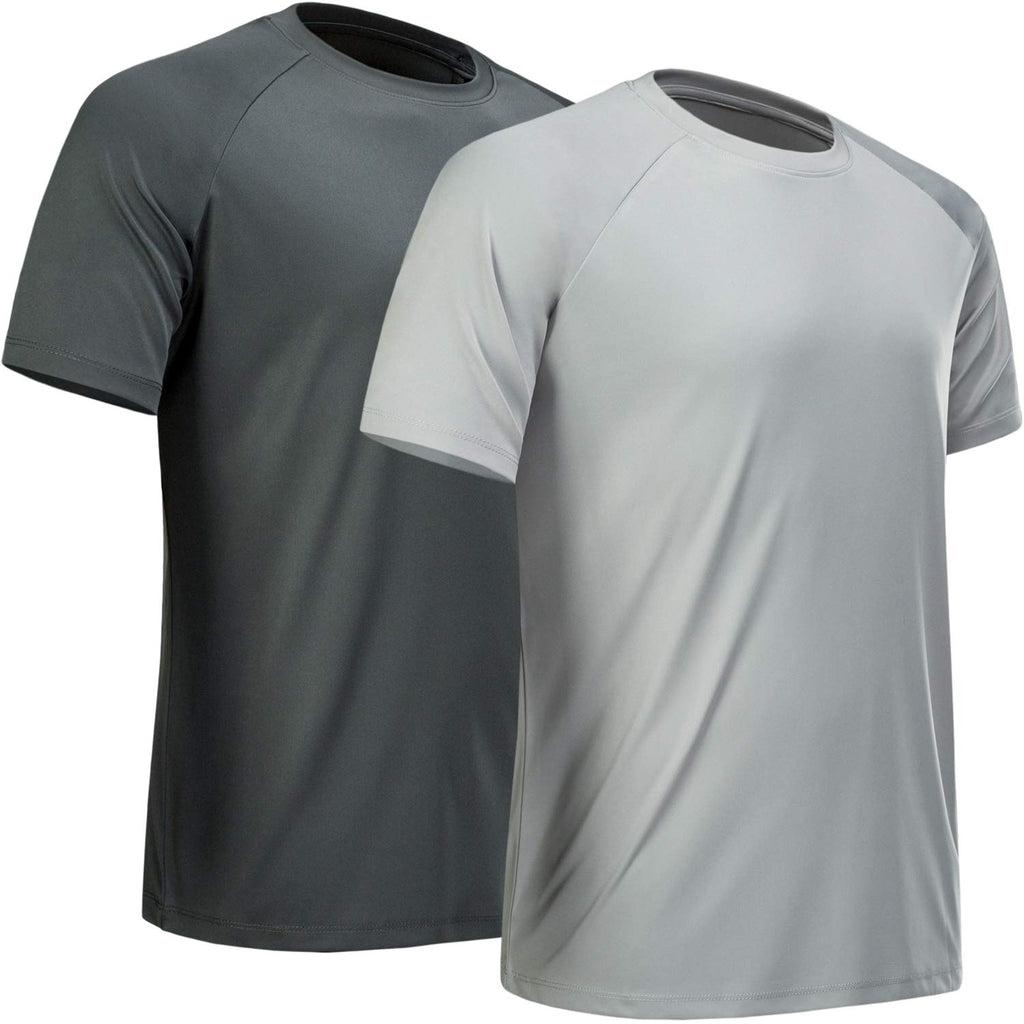 Workout Shirts for Men Short Sleeve Quick Dry Gym T Shirt