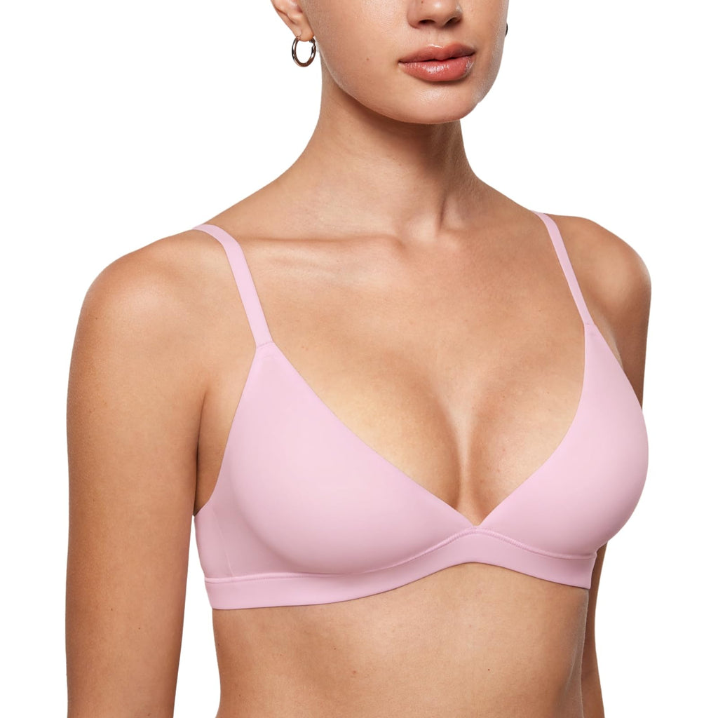 INLYRIC Women's Unlined Triangle Bralette