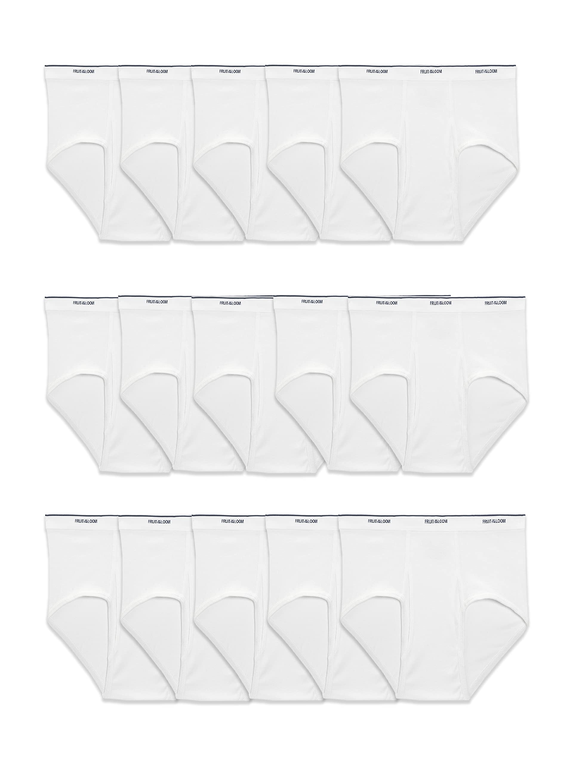Fruit of the Loom Men's Underwear Briefs, Tag Free & Moisture Wicking