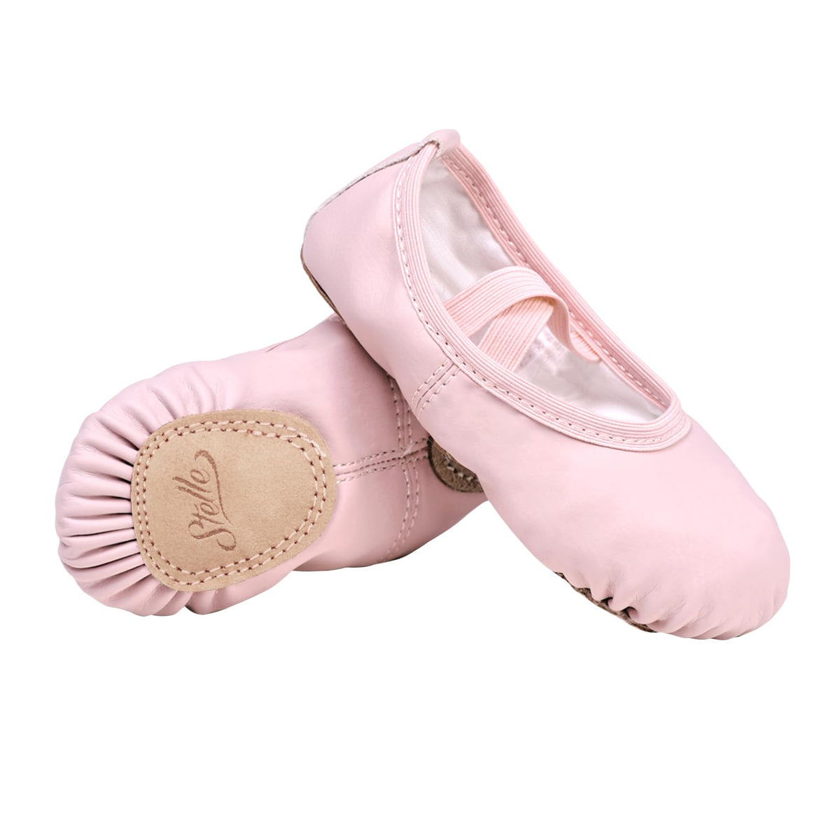Stelle Ballet Shoes for Girls Toddler Soft Leather Split Sole Practice
