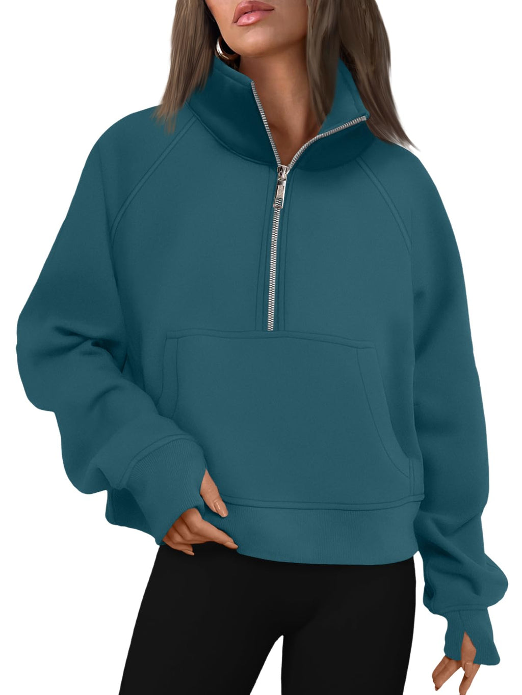 AUTOMET Womens Sweatshirts Half Zip Fleece Pullover Fall Outfits