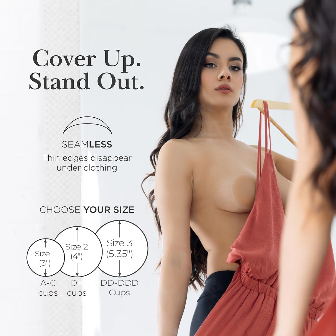 Nippies Reusable Nipple Covers, Skin Safe Pasties in Circle or Lift Style