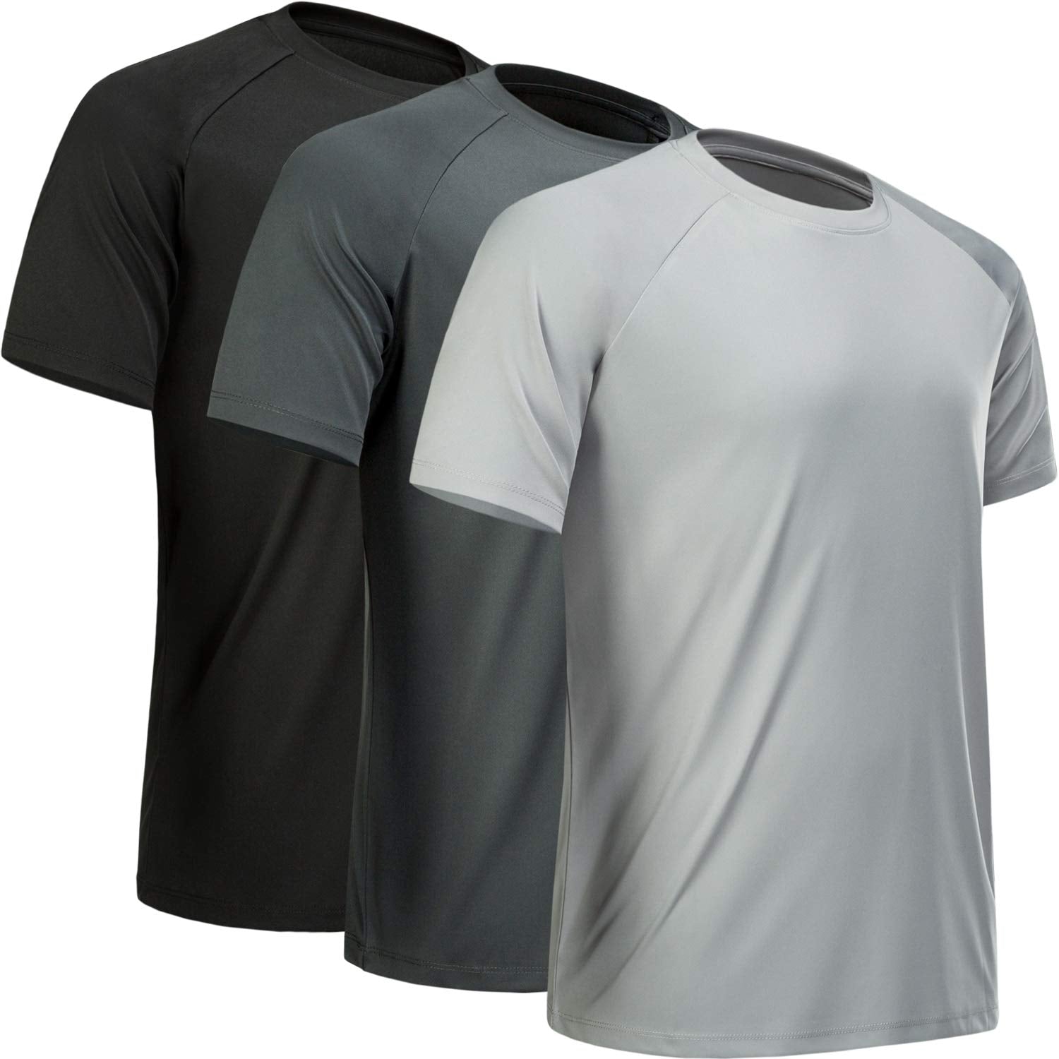 Workout Shirts for Men Short Sleeve Quick Dry Gym T Shirt