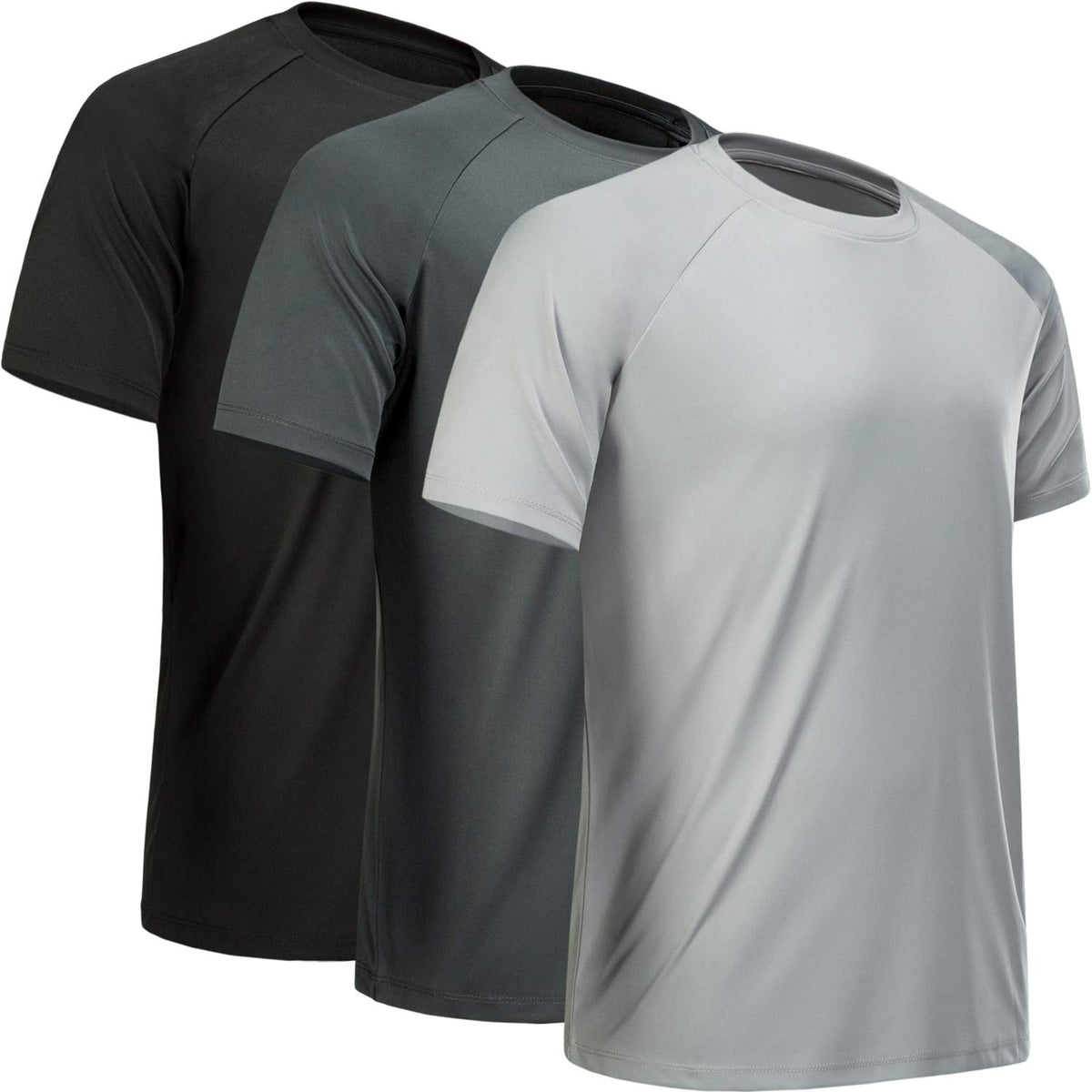 Workout Shirts for Men Short Sleeve Quick Dry Gym T Shirt