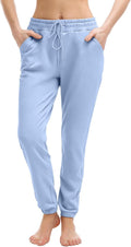 Walifrey Joggers with Pockets, Drawstring Sweatpants Women