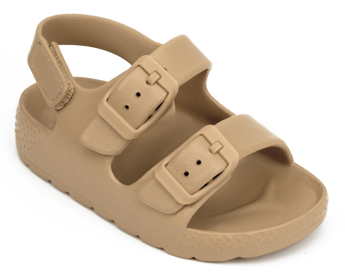 ChayChax Toddler Boys Girls Double Buckle Sandals Children's Adjustable Back Strap Water Sandal