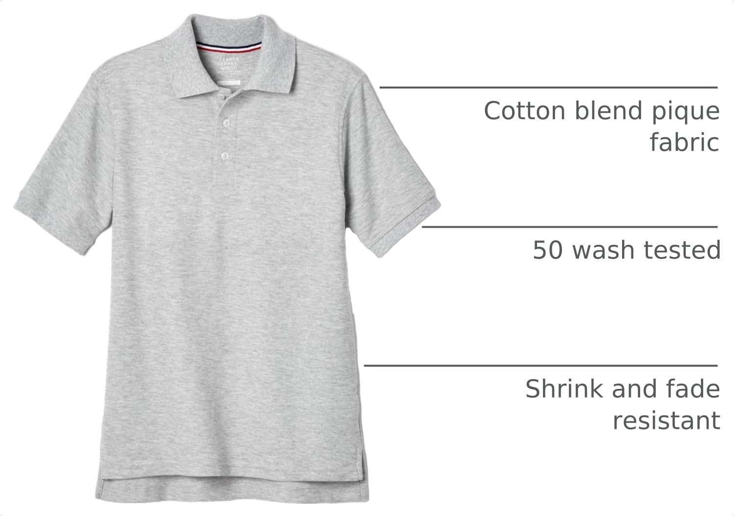 French Toast Kids' Pique Polo (Standard & Husky)