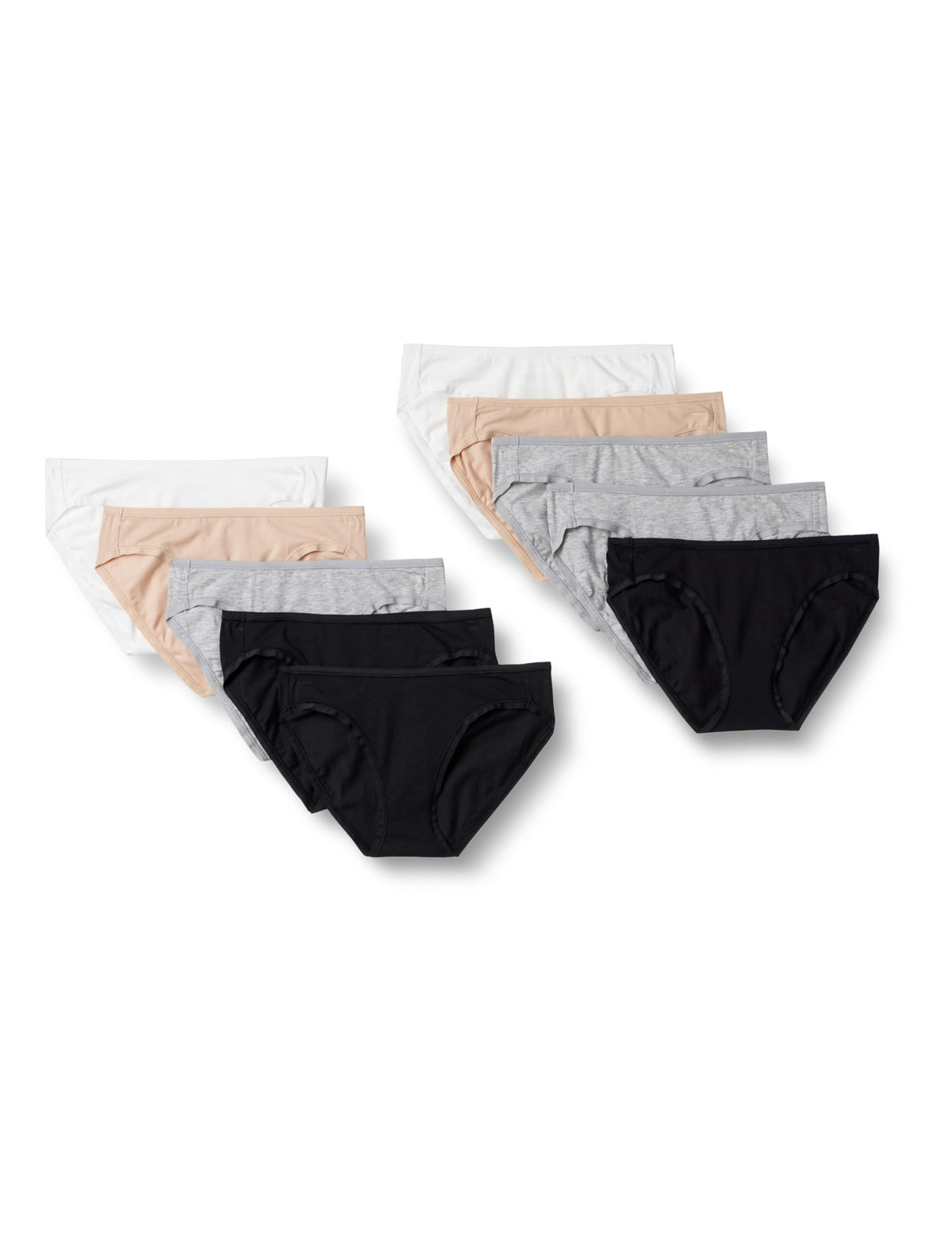 Amazon Essentials Women's Cotton Spandex Bikini Brief Underwear (Available in Plus Size)