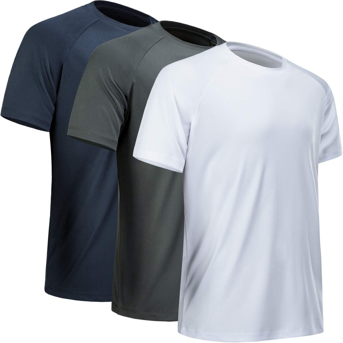 Workout Shirts for Men Short Sleeve Quick Dry Gym T Shirt