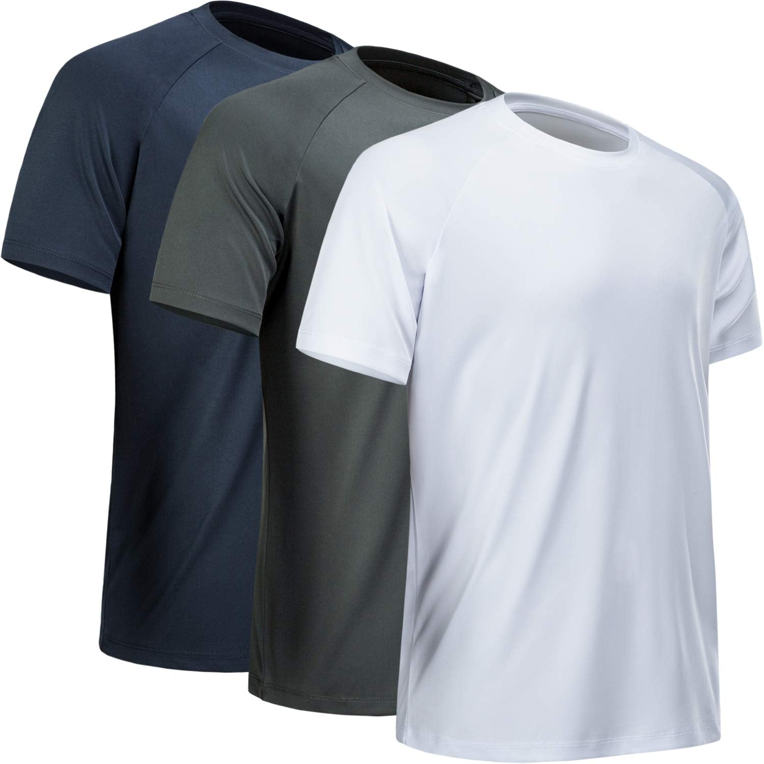 Workout Shirts for Men Short Sleeve Quick Dry Gym T Shirt
