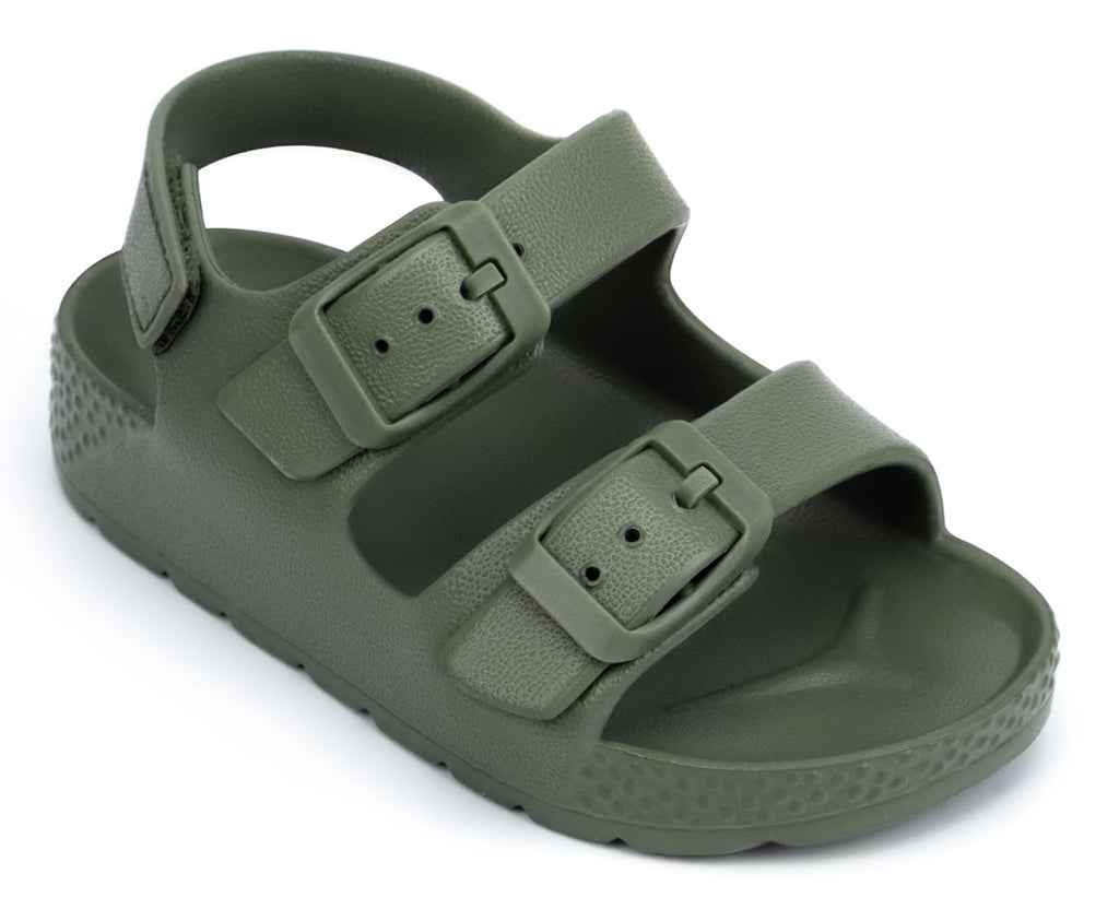 ChayChax Toddler Boys Girls Double Buckle Sandals Children's Adjustable Back Strap Water Sandal