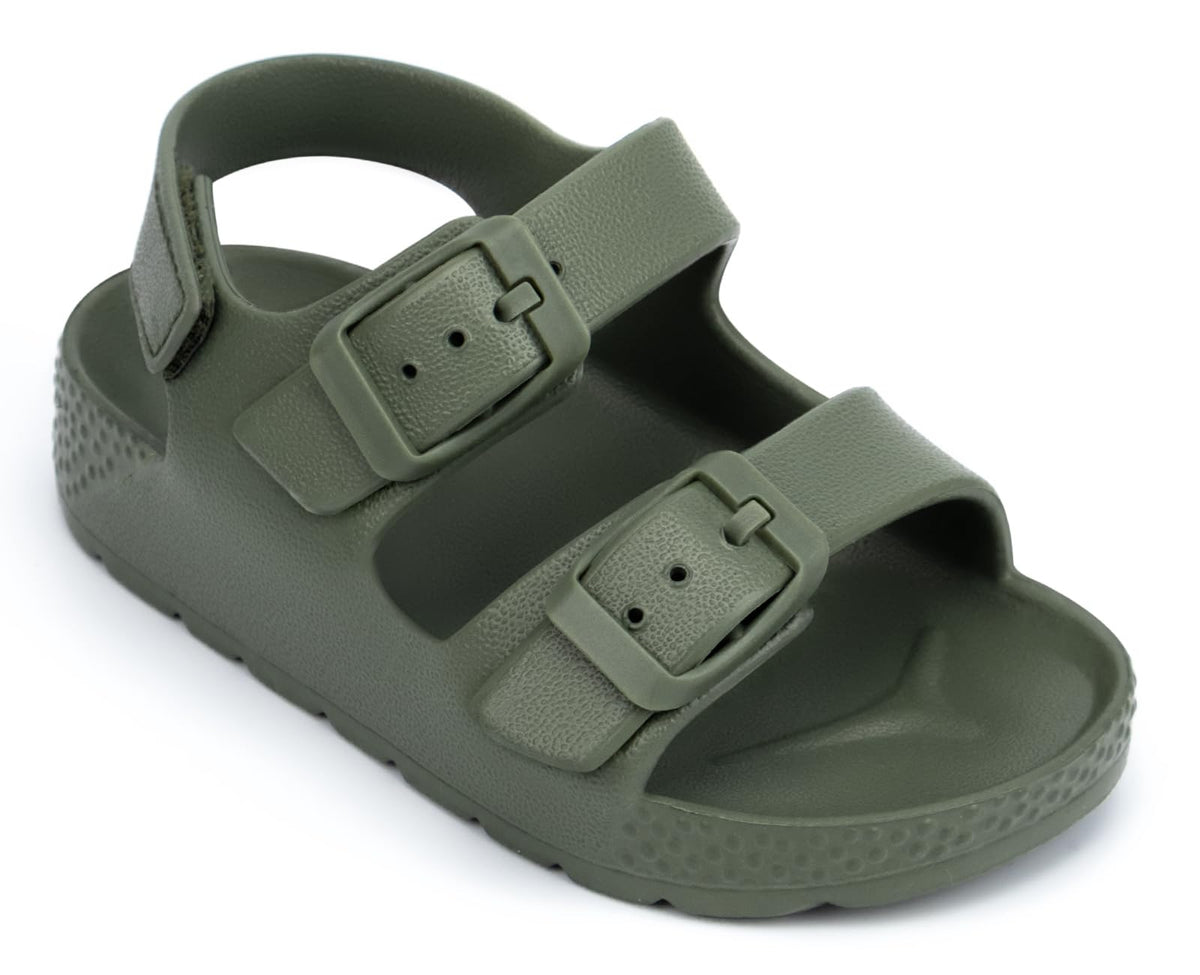 ChayChax Toddler Boys Girls Double Buckle Sandals Children's Adjustable Back Strap Water Sandal