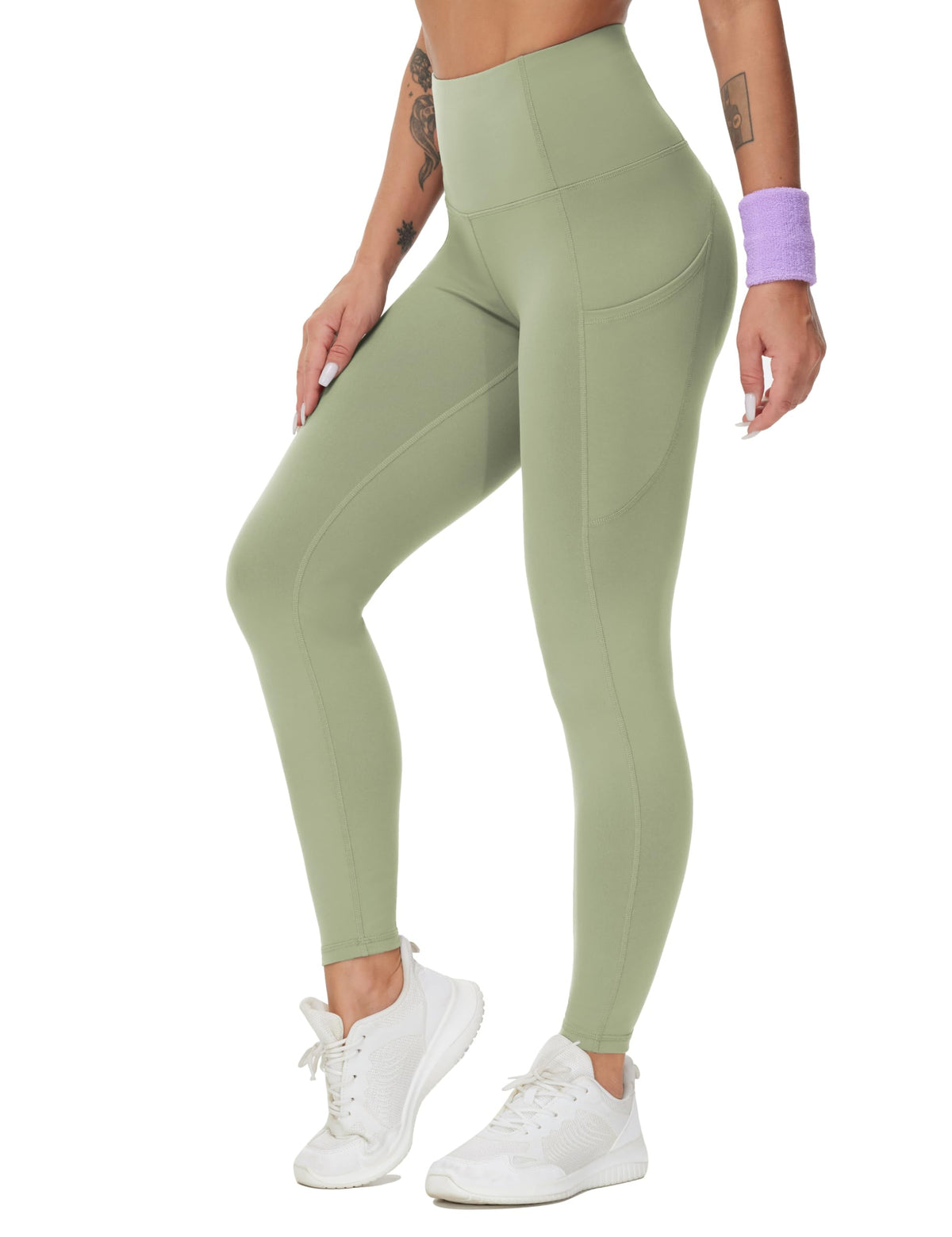 THE GYM PEOPLE Women's Thick High Waist Yoga Pants Workout Leggings